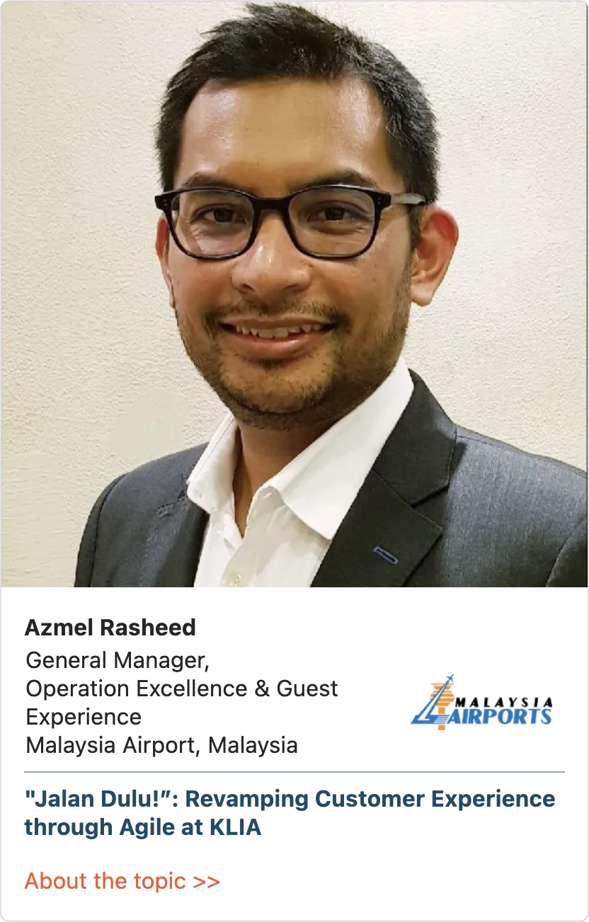 Azmel Rasheed, General Manager, Operation Excellence & Guest Experience, Malaysia Airport Holding Berhad, Malaysia
